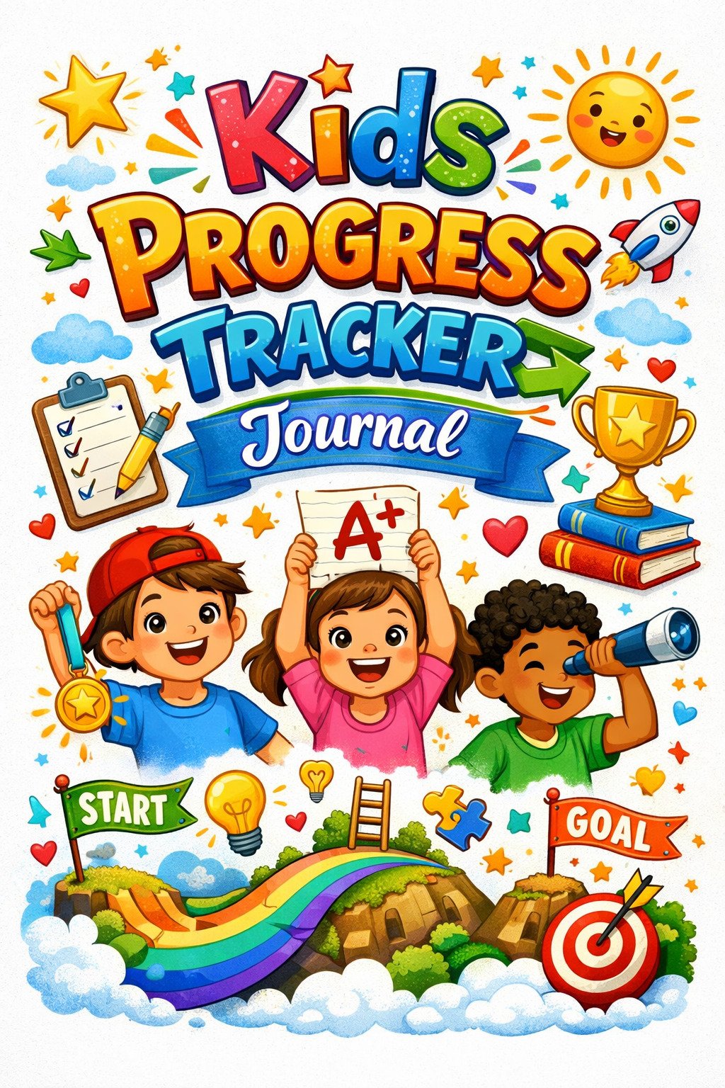 Aperçu du Kids Progress Tracker Journal